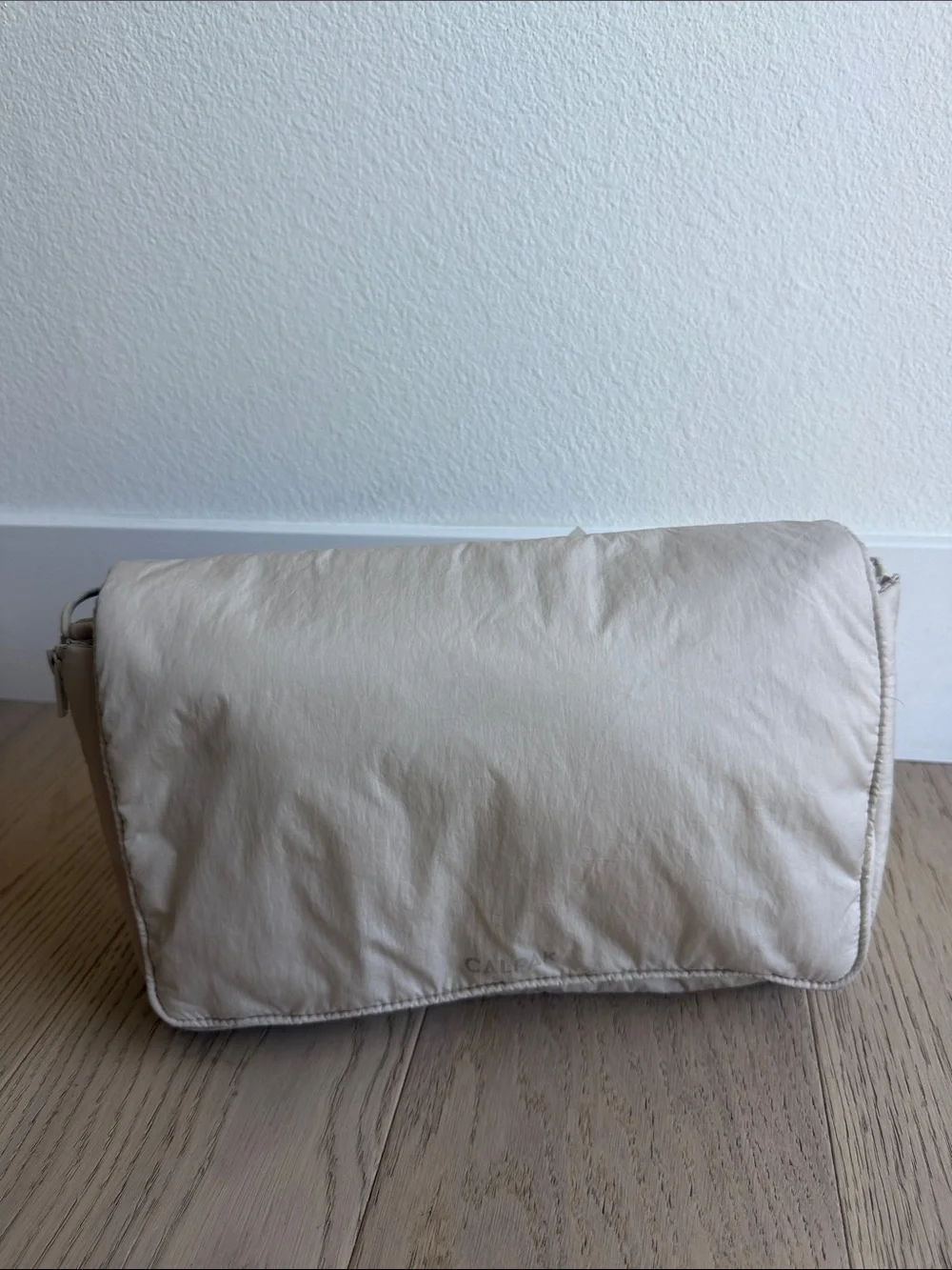 Calpak Convertible Stroller Caddy Crossbody in Oatmeal